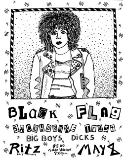 black flag big boys biscuit art poster